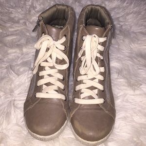 High Top Brown Sneakers